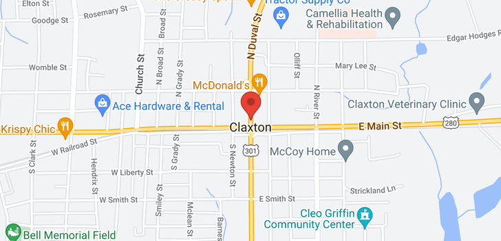 map of 38 CLAXTON CRESCENT